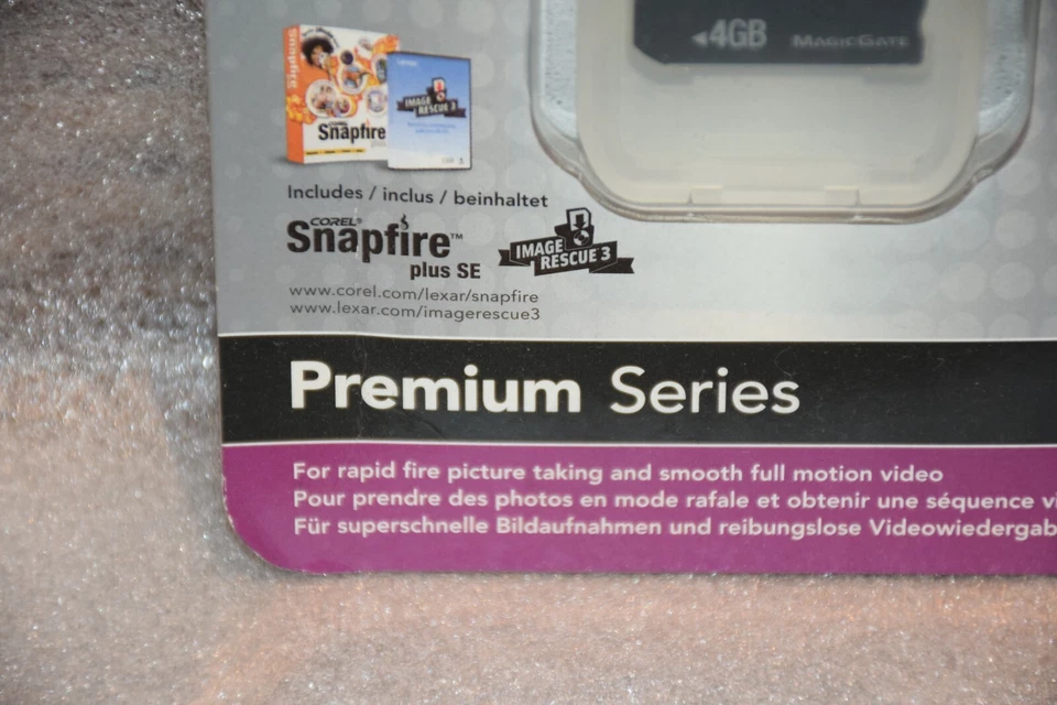 Lexar Memory Stick Pro Duo 4GB Card Premium Series NEW and SEALED - Image 4 of 4