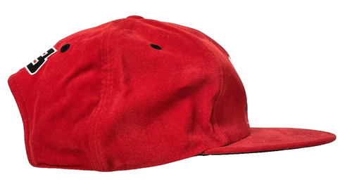 Nike Air Jordan Jumpman Basketball Hat Red Japan OG Rare Velvet Soft 80s VTG - Picture 6 of 17