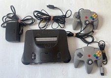 Nintendo 64 Console With OEM Gray Controller N64 Tested NUS-001 USA