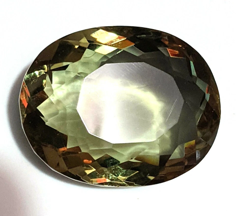 57.50 Ct. Color Changing Alexandrite Oval Cut Treated Loose Gemstone for Pendant - Image 2 of 4