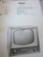 Schaltplan N Radio Braun FS 1, 1955 Fernseher
