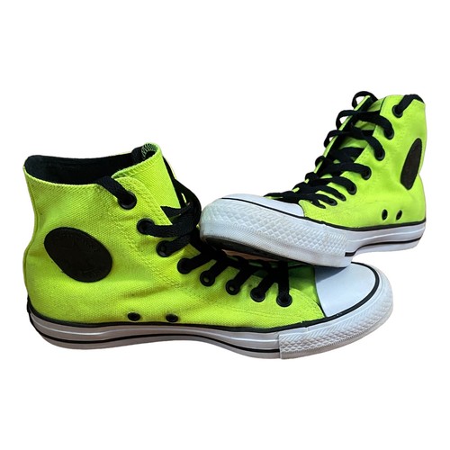 Converse Taylor All Star Mens Size 7 Womens 9 Shoes Neon Yellow Black |