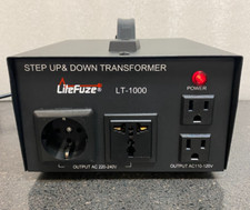 LiteFuze LT-1000 Heavy Duty Voltage Converter Transformer 1000 Watt