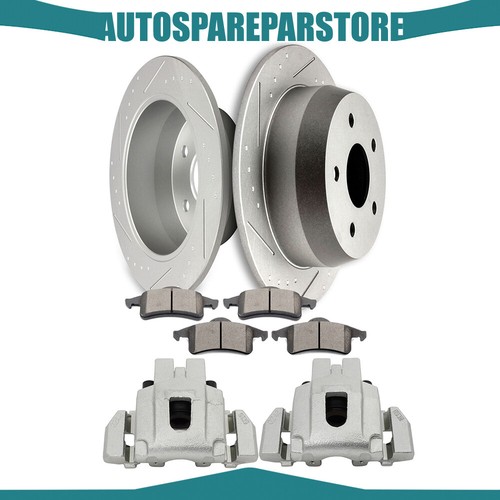 Brembo OE Rear Brake Kit  Prem NAO Ceramic Pads/Prem UV Coat Rotors 11 21 Dodge Durango 17 21 Jeep Grand Cherokee Kt00850 Bre