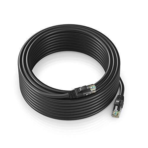 Ethernet Cable 100 ft CAT6 High Speed Internet Network LAN Cable Cord Outdoor...-image