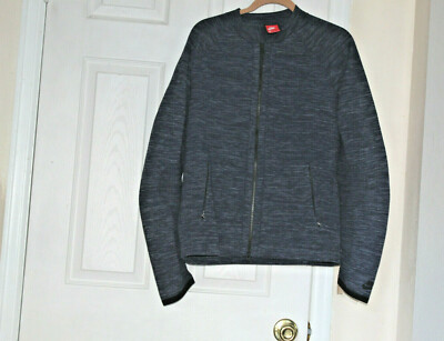 NIKE TECH KNIT FULL ZIP BLUE JACKET 832178-473 MEN'S SZ M NWOT