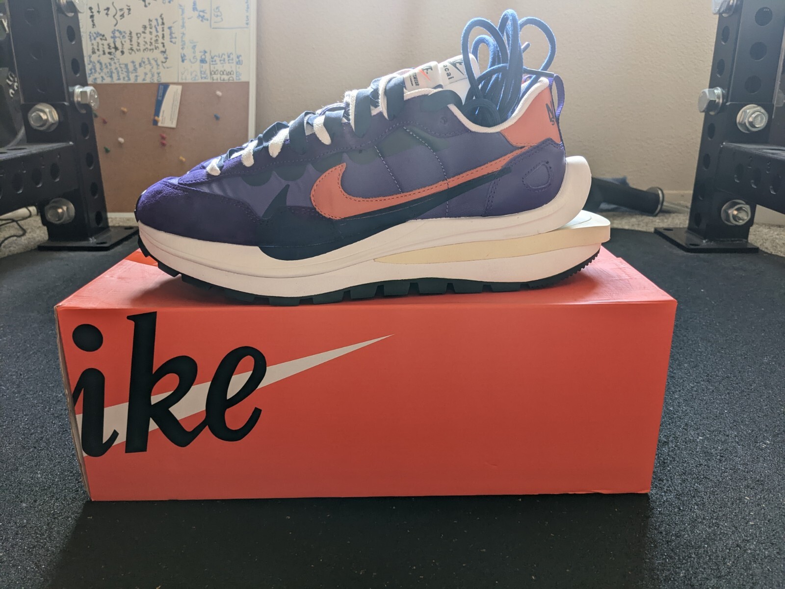 SACAI X NIKE Taglia 10 5 Nike VaporWaffle x Sacai iris scuro