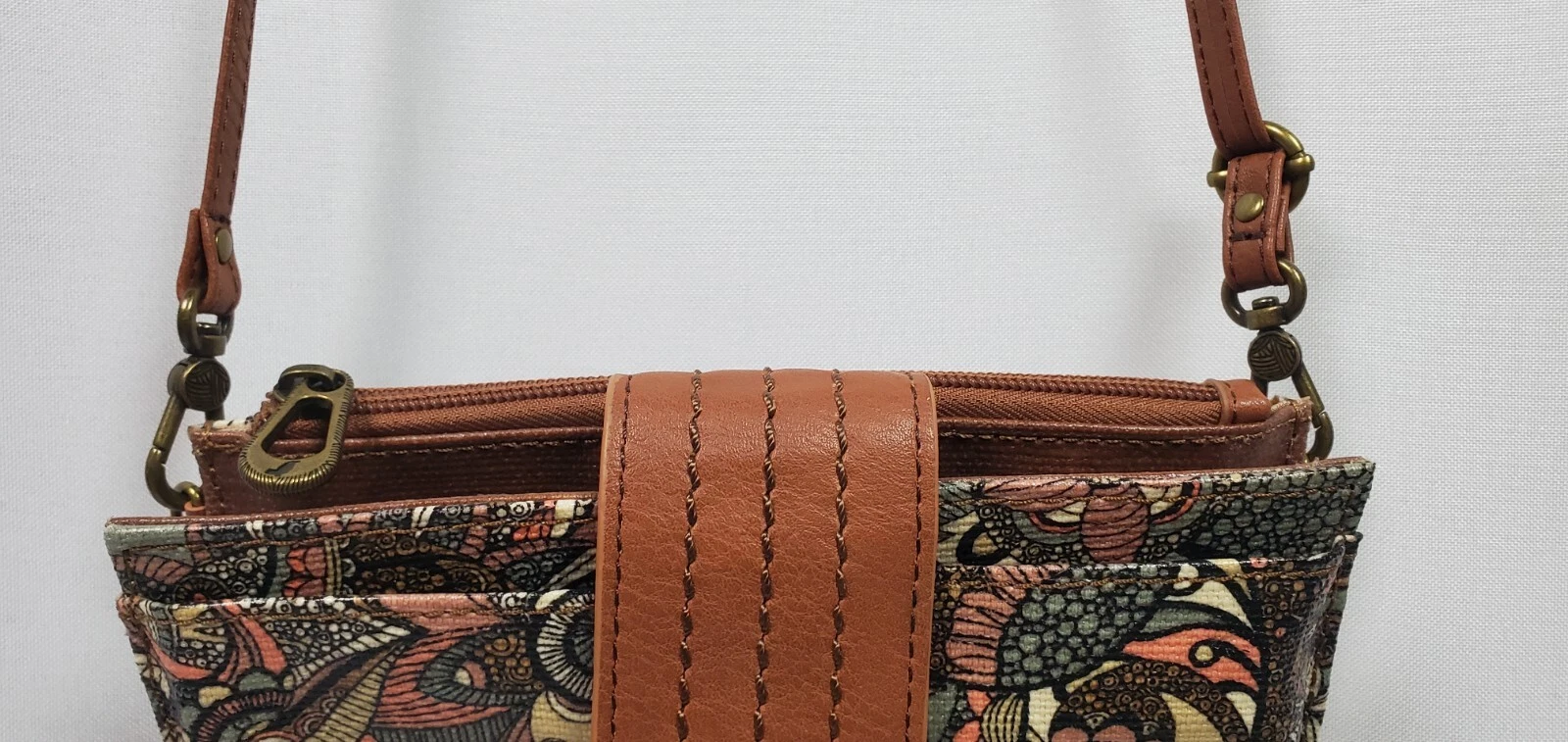 WANDLER Portafoglio Sakroots Polso a tracolla Olympic Grande Cerniera Top Convertibile