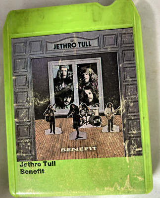Jethro Tull Benefit 8-Track Tape Chrysalis- M8C 1043 1973 PLAYS WELL
