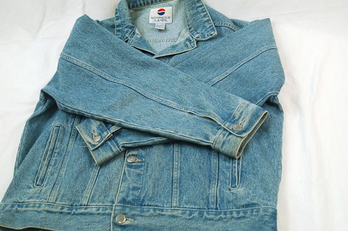 Vint 70's NOTHING ELSE IS A PEPSI Promo Denim Trucker Jean Jacket -Small #H144 - Picture 5 of 6