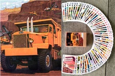 Playing Cards ~ HEAVY TRUCKS Vintage Retro Art Big Vehicles Machinery 109