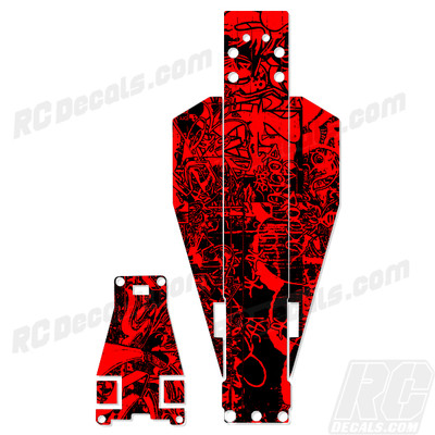 Protezione Telaio Traxxas Rustler/Bandit, Mimetica, TRA3722, Scala 1:10, Elettrico