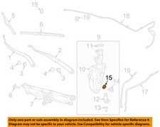 CHRYSLER OEM 10-22 Compass Wiper Washer Compo...