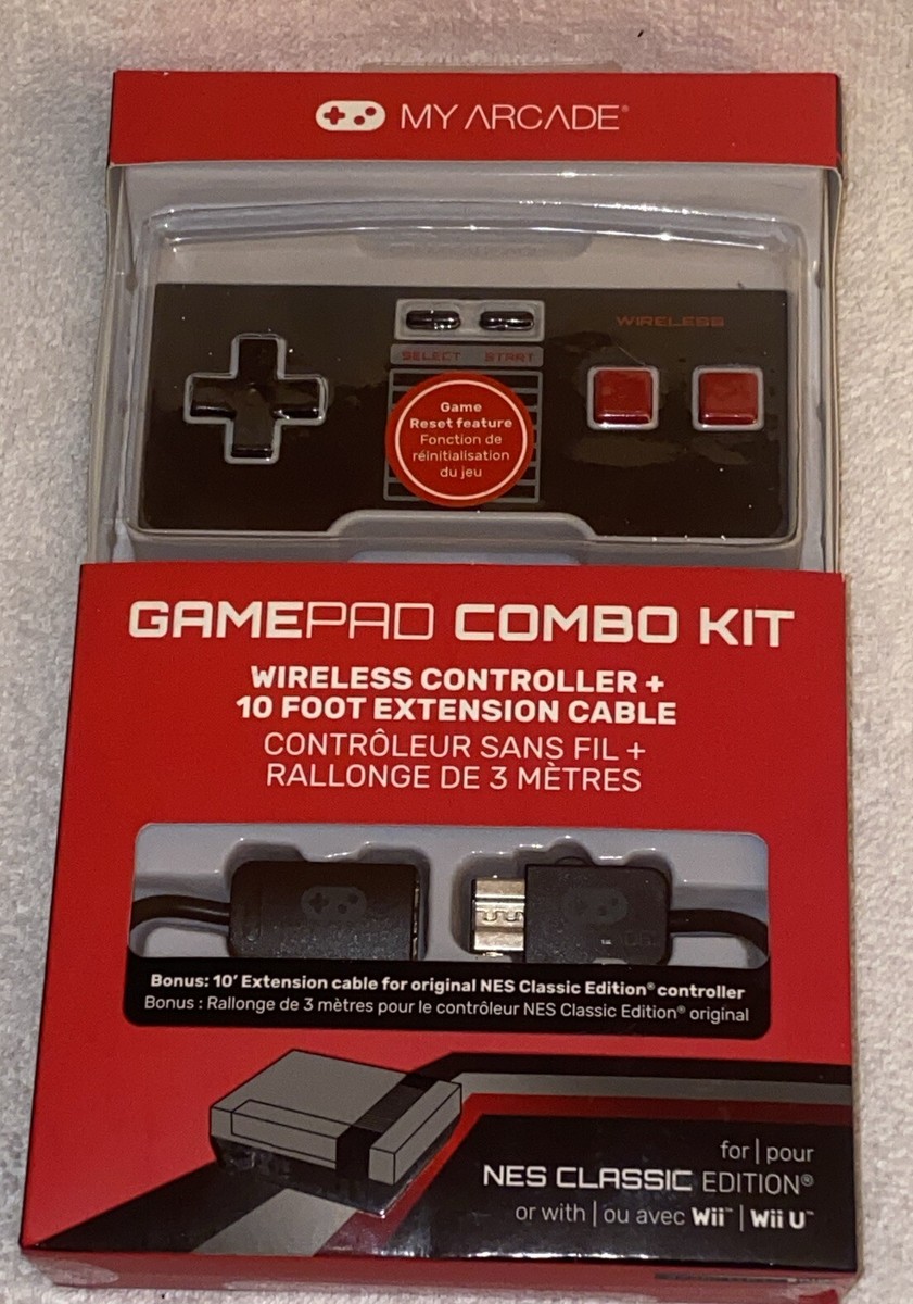 My Arcade GamePad Wireless Combo Kit for NES Classic Edition