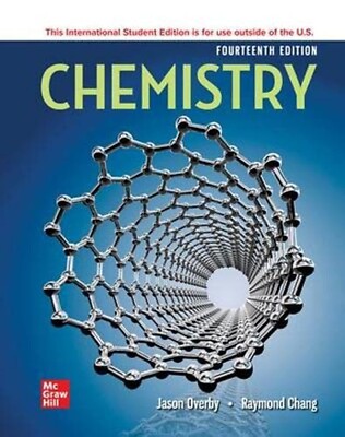 Chemistry 14e by Raymond Chang International Edition softcover