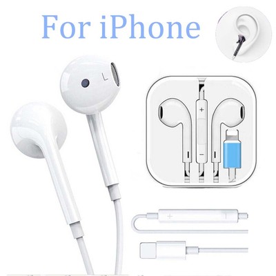 Earphones Headphone For iPhone14 13 12 X XR XS Gift Bluetooth Wired Earbuds