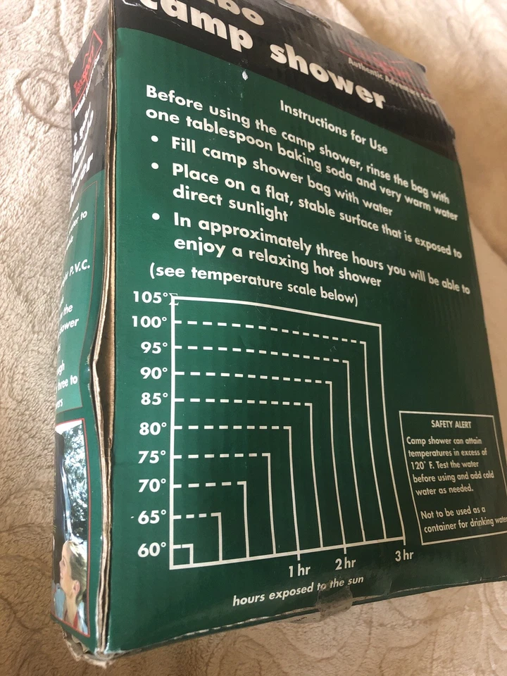 TEXSPORT JUMBO CAMPAMENTO DUCHA 5 GALONES PORTÁTIL CAMPING TREKKING SENDERISMO DUCHA Foto 4 de 4