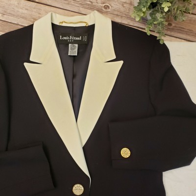 white vintage blazer