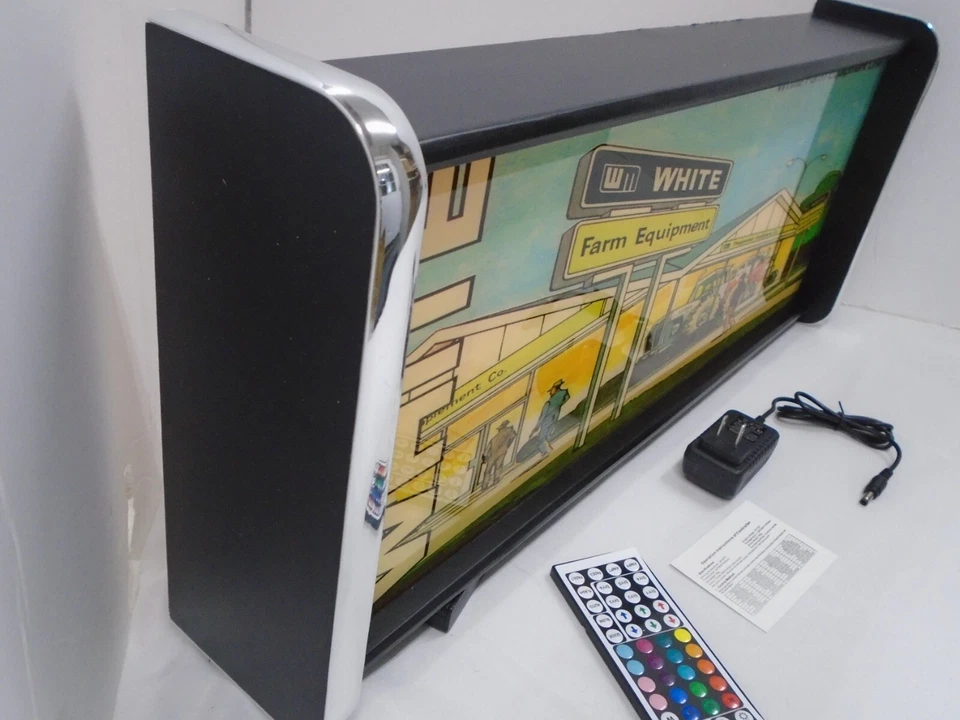 Blanco Equipo Agrícola Pantalla LED Letrero Iluminado Caja de Luz Colgante de Pared Luz Foto 3 de 4