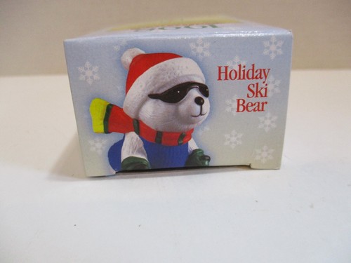 Vintage Christmas ornament 7 Eleven Holiday Ski Bear Traditions Ornament Citgo - Picture 14 of 15
