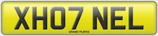 XH07 NEL REGISTRATION NELS NUMBER PLATE X HOT NELLY ASSIGNED 4U NELSON NO FEES
