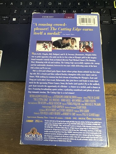 The Cutting Edge (VHS, 1996, Contemporary Classics) - Picture 2 of 3