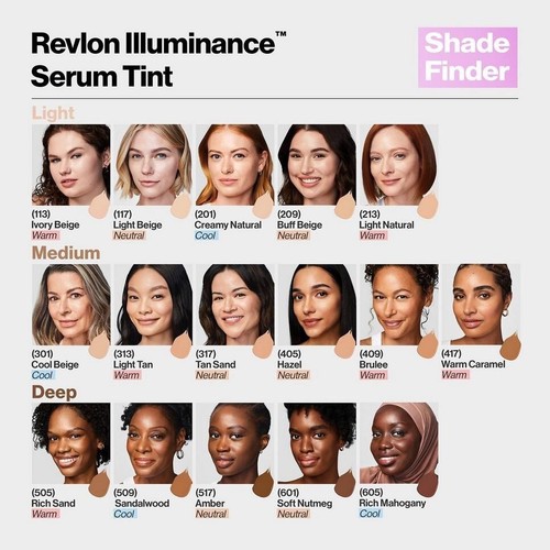 Revlon Illuminance Serum Tint Color: Hazel 405 Size: 0.94 oz Lot Of 3 - Picture 9 of 14