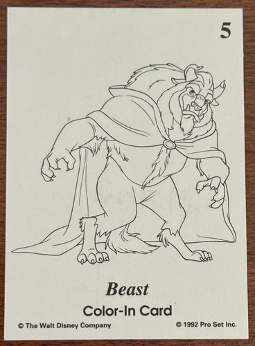 1992 Pro Set Disney Beauty and the Beast Cards - Inserts - You Pick - Picture 161 of 211