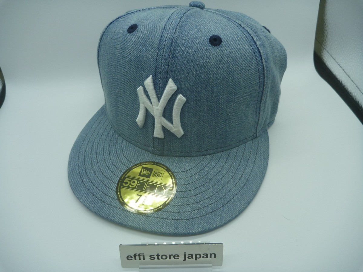 NEW ERA 59 FIFTY Cap New York Yankees Washed Denim x White MLB