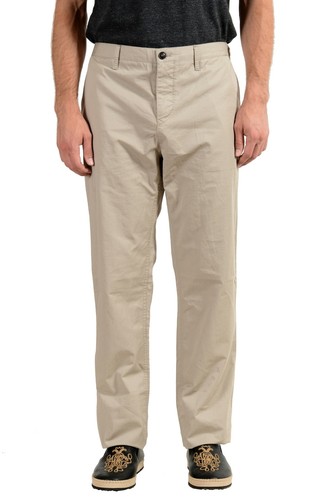 Burberry Brit Uomo Beige Casual Pantaloni Misura 38 42 | eBay
