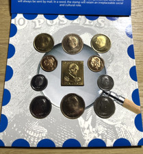 Coffret Pièces De Monnaie Belge - 150ans timbres Belges 1849-1999