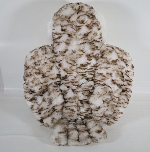 Wild Republic Snow Owl 12 inch Plush Stuffed Animal White Spotted Realistic Nice - Picture 5 of 7