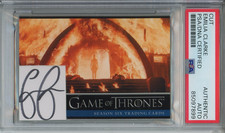2017 RITTENHOUSE GAME OF THRONES EMILIA CLARKE AUTOGRAPH CUT PSA DNA COA SIGNED