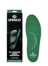 Spenco RX Orthotic Arch Support Green Cushion Insoles Men 8-9.5/Women 9-9.5 NEW