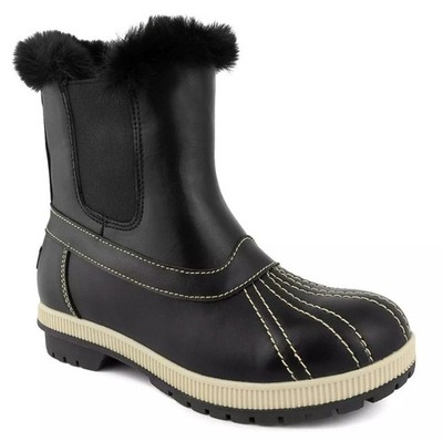 LONDON FOG MILDRED PULL-ON WATERPROOF WINTER BOOTS WMNS SIZE 9M **NEW IN BOX!**