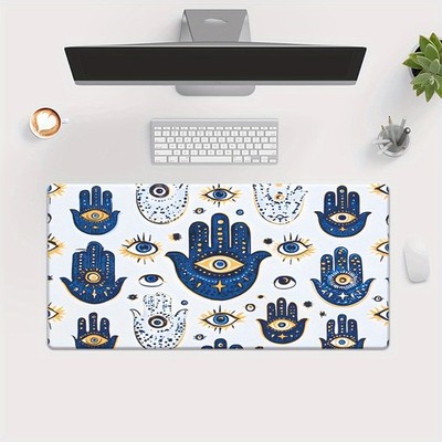 40*90cm XXL Mysterious Eye Design Gaming & Office Mouse Pad   Non-Slip Rubber Ba