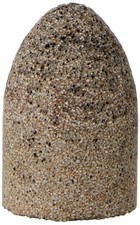 Round Nose Cone Grinding Stone 2"x3" Alum Oxide 5/8-11 16 Grit 18100 RPM