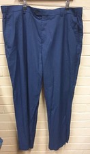 Moss Esq Men's Blue Regular Fit Dress Pants Size 42 in