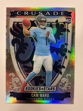 2025 Panini Rookies & Stars - Crusade Cam Ward #22 Silver Prizm (RC)