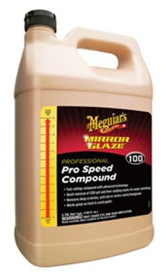 1PC MEGUIAR'S M10001 Mirror Glaze Pro Speed Compound, 1 Gallon