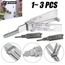 Stainless Steel Key Decoder SS001 O-ring Pickup Kit Hook Tool Pickup Hand Tool