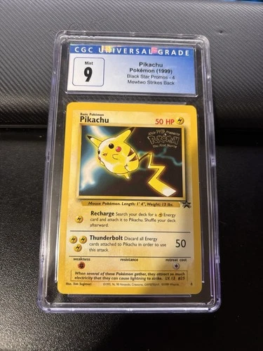 Pokémon TCG Pikachu Wotc Promo #04/53 CGC 9 1999 Regular Movie Promo