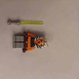 Lego Star Wars minifigure Ahsoka Tano 8037 / Year 2009 WITH LIGHTSABER
