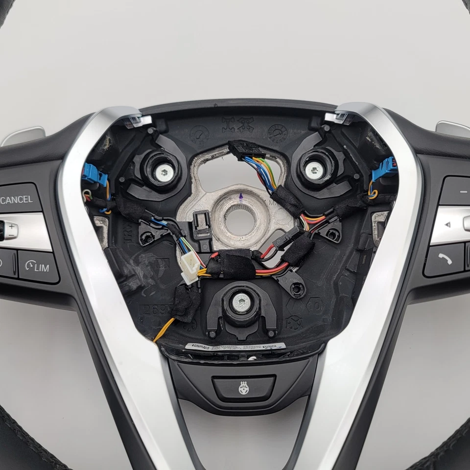 2019 - 2024 BMW G20 330i Steering Wheel Heated Leather Paddle Shifter 7946127 - Image 3 of 4