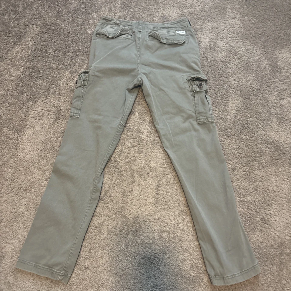 Брюки-карго Hollister мужские 32x28 свободные тяжелые уличная одежда светло-серые - Изображение 3 из 3