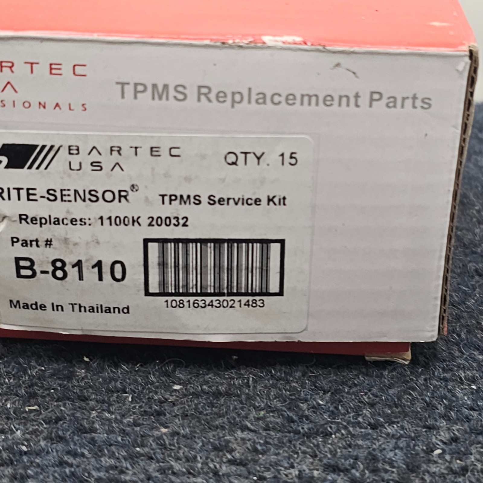 (QTY 15) Bartec USA B-8110: TPMS Service For Acura Honda Lexus Toyota Scion
