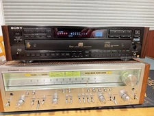 SONY CDP-C87ES Multiplay Compact Disc Player (1991) Serviced /New Belts/ Remote
