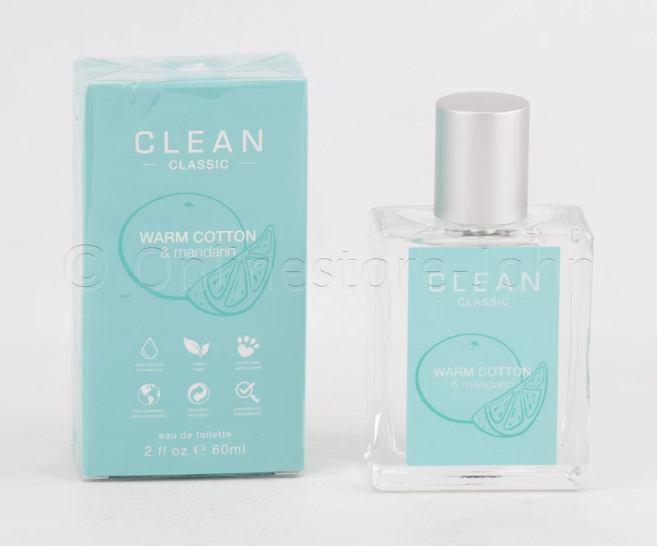 Clean - Warm Cotton + Mandarin - 60ml EDT Eau de Toilette - Bild 1 von 1