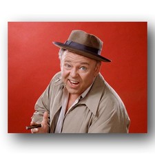 Carroll O'Connor Photo 8x10 All In The Family TV Show Actor Studio Portrait 1970