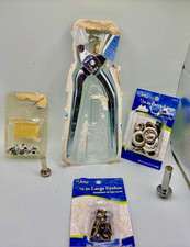 Scovill Eyelet Hole Punch Pliers /Grommet Plier PLUS  assorted Metal Eyelets